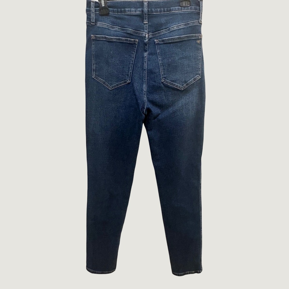 Madewell Stovepipe Jeans 29T Dark Wash High Rise Straight Leg Denim Tall - Picture 2 of 4